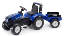 F3090B Traktor New Holland T8 z przyczepą jeździk Falk