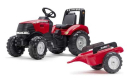 F996AB Traktor Case IH Puma 240 CVX z przyczepą jeździk Falk