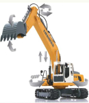 JA405060 Koparka Liebherr R936 z łyżką zdalnie sterowana 1:20 Jamara