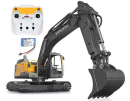JA406300 Koparka Volvo EC160E Metal zdalnie sterowana z chwytakiem i młotem 1:16 2,4 GHz Jamara