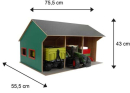 610260 Wiata rolnicza na 3 pojazdy 1:16 Kids Globe