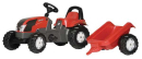 R01252 Traktor na pedały Valtra z przyczepą rollyKid Rolly Toys