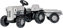 R01494 Traktor na pedały Little Grey Fergie z przyczepą rollyKid Rolly Toys