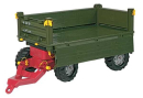R12500 Przyczepa zielono-szara Rolly Toys