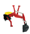 R40932 Koparka tylna czerwona do traktorów na pedały rollyBackhoe Rolly Toys
