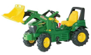 R71012 Traktor na pedały John Deere 7930 z ładowaczem, biegami, hamulcem i kołami pompowanymi rollyFarmtrac Rolly Toys