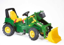 R71012 Traktor na pedały John Deere 7930 z ładowaczem, biegami, hamulcem i kołami pompowanymi rollyFarmtrac Rolly Toys