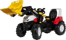 R730001 Traktor na pedały Steyr 6300 Terrus CVT z ładowaczem czołowym rollyFarmtrac Rolly Toys
