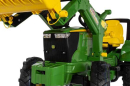 R730049 Traktor na pedały John Deere 7310R z ładowaczem i kołami pompowanymi rollyFarmtrac Rolly Toys
