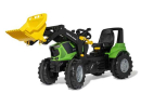 R730087 Traktor na pedały Deutz-Fahr Agrotron 8280 TTV z ładowaczem czołowym rollyFarmtrac Rolly Toys