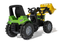 R730087 Traktor na pedały Deutz-Fahr Agrotron 8280 TTV z ładowaczem czołowym rollyFarmtrac Rolly Toys