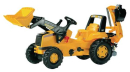 R81300 Traktor na pedały Cat z ładowaczem i koparką tylną rollyJunior Rolly Toys