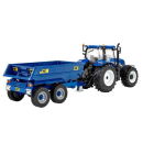 B43268 Ciągnik New Holland T6 z przyczepą wywrotką 1:32 Britains