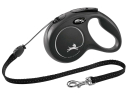 Smycz dla psa Flexi New Classic, linka, czarna, roz. S, 5 m, 12kg