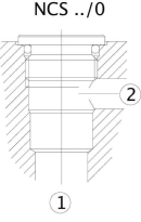 NCS063B0 Korek NCS06/3 Danfoss