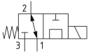 SV082302001 Zawór 3/2 SV 082302 12VDC A04 Danfoss