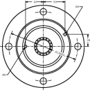 OMTS200151B3037 Silnik orbitalny, wał fi 37.6 mm 200cc wersja krótka Danfoss