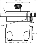 OMTS315151B3039 Silnik orbitalny, wał fi 37.6 mm 315cc wersja krótka Danfoss