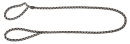 Smycz dla psa Maxi Safe, 170 cm x 12 mm, zaciskowa, odblaskowa/czarna, Kerbl