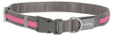Obroża podświetlana dla psa Light & Reflex, 35 - 50 cm x 25 mm, różowa, Kerbl