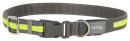 Obroża podświetlana dla psa Light & Reflex, 45 - 65 cm x 25 mm, żółta, Kerbl