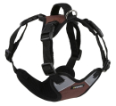 Szelki dla psa Pulsive, obwód szyi 36 - 50 cm, czarno-brązowe, Kerbl