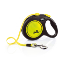 Smycz Flexi Classic, taśma, roz. M, 5 m, 25 kg, neonowa/żółta