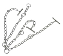 Łańcuch dla bydła, 2 części przedłużone, 65 cm x 6 mm, Kerbl