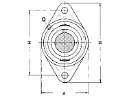 RCJT40 Łożysko z obudową kompletne ∅ 40 mm