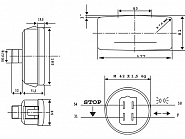 02486000 Lampa zespolona, tylna, lewa