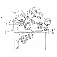 AC489807 Koło zębate Z-19/14 kompletne Kverneland Accord DA, DA-X, DES, DF1, DF2, DFC2, DG, DL, DT, DV, FlexCart, i-Drill Pro, MSC, S-Drill, Tine Seeder, Vicon FT-1, FT-2, AirSem L, AirSem XT