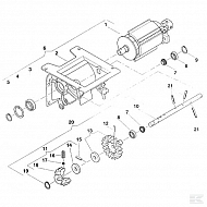 AC489808 Koło zębate Z-14 aparatu mikrowysiewu Kverneland Accord DA, DA-S, DA-X, DES, DF1, DF2, DFC2, DG, DL, DT, DV, FlexCart, i-Drill Pro, MSC, S-Drill, Tine Seeder, Vicon FT-1, FT-2, AirSem L, AirSem XT