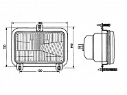 05406000 Element optyczny reflektora