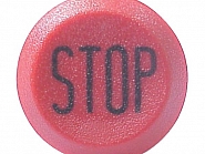 11100320PN Przełącznik, wyłącznik przyciskowy, STOP, okrągły, czerwony