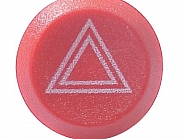 11105010PN Przełącznik, włącznik przyciskowy, świateł awaryjnych, okrągły, czerwony 