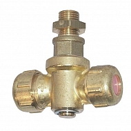 005832 Uchwyt dyszy mosiądz podwójny 1/4 AG ARAG