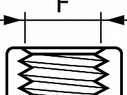 005844 Uchwyt dyszy mosiądz podwójny 1/4 IG ARAG