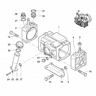 650102AV Głowica cylindra lewa do pompy Annovi Reverberi