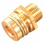 463001B20 Przyłącze węża gwint zewnętrzny 1/2" mosiężne + o-ring ARAG
