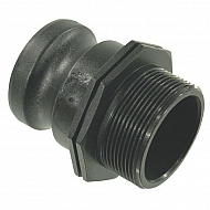 18107F Złącze Camlock typ F 2" gwint zewnętrzny 2" polipropylen Arag