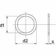 98891501P010 Podkładka dystansowa Kramp, 9x15x0,1 mm