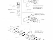 463000H030 Przyłącze kołnierzowe gwint zewnętrzny 3/4" BSP mosiężne, Arag