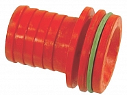 464402A42 Króciec przelewowy prosty Ø35 mm do zaworów ARAG 464 / 864 do 180 l/min