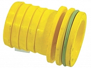 464402A43 Króciec przelewowy prosty Ø40 mm do zaworów ARAG 464 / 864 do 280 l/min
