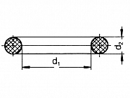 G11054V O-ring 28,17 x 3,53 mm Viton zielony do złączy T4 ARAG