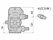 158AR Pompa przeponowo-tłokowa AR252 SP