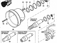 550101AV Głowica cylindra prawa do pompy Annovi Reverberi