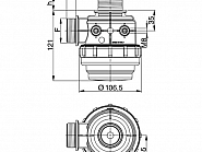 3102053 Filtr ssawny 60 l/min 1 1/4" Arag