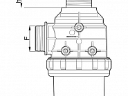 3102053 Filtr ssawny 60 l/min 1 1/4" Arag