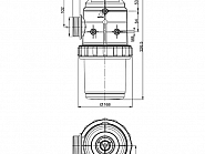 3172083 Filtr ssawny 200-260 l 2 1/2" Arag 50 Mesh